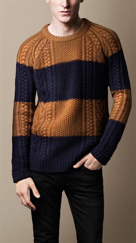 blue and green burberry sweater|Burberry jumpers for men.